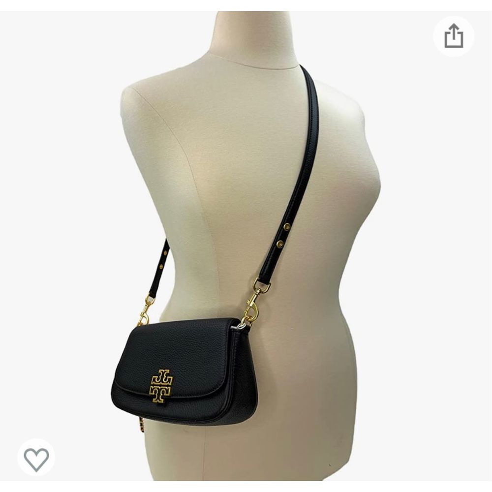 New Tory Burch Britten Convertible Crossbody Bag With Gold Hardware - Picture 5 of 11